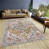 HANSE Home Strozzi - Tappeto orientale, classico, a trama fitta con ornamenti vintage, morbido pelo corto, per camera da letto, sala da pranzo, soggiorno, beige, blu, 57 x 90 cm