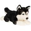 Uni-Toys - Husky nero, sdraiato - 41 cm (lunghezza) - cane di peluche - peluche peluche