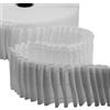 Furlanis - Fettuccia Arricciatende E Per Tende a Onda Tre Corde Multitasca, Nastro Arricciatura Tenda, Tessuto Italiano - 70 mm x 50 m