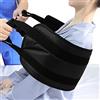 LOSCHEN [LOSCHEN] Cintura di trasferimento per paziente, 109 cm, imbottita, per disabili, anziani, anziani, feriti, in modo sicuro da auto, sedia a rotelle, letto (nero)
