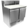 G-S903TOP - Tavolo Frigo Refrigerato. Piano di lavoro In Acciaio