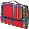 Ferrino Picnic Plaid, Coperta da Picnic Rosso, 39 x 28 x 6 cm Chiuso