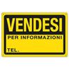 CARTELLI SEGNALATORI Cartello segnalatore - 30x20 cm - VENDESI - PPL - Cartelli Segnalatori (unità vendita 1 pz.)