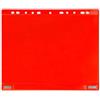 Djois Buste forate - per supporti magnetici ad anelli - A4 - rosso - Djois - conf. 5 pezzi (unità vendita 1 pz.)