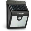 Velamp Applique solare Dory - con rilevatore di movimenti - 8,6 x 11,4 x 4,1 cm - nero - Velamp (unità vendita 1 pz.)