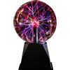 Riserva Sfera al Plasma Magica, 6 Pollici Lampada a Sfera al Plasma Sound Sensitive Touch, Sfera Luminosa Magica per Feste, Decorazioni, Prop, Home, Rossa