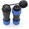 DRRI DRR SD20 Impermeabile Aviazione Connettore Coppia in linea Spina con Presa 5Pin IP68 per Sistema di Energia Solare