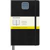 Moleskine Classic Notebook Expanded, Taccuino a Quadretti, Copertina Rigida e Chiusura Elastica, Formato Large 13 x 21 cm, Colore Nero, 400 Pagine