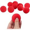 XiXiRan 10 Pezzi da Palline di Spugna Magiche, Red Sponge Palline, Sfere di Spugna Magiche, Finger Sponge Ball, Palla di Spugna Magica, Toys Close-up Street Classic Comedy Trick Props