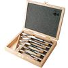 FISCH 02480005LK - Set di 5 punte per trapano a foro lungo, modello ritorto, a sinistra