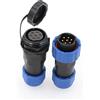 DRRI DRR SD20 Impermeabile Aviazione Connettore Coppia in linea Spina con Presa 7Pin IP68 per Sistema di Energia Solare