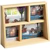 walther design Naturale 2X 10x15 e 2X 10x10 cm Cornice Galleria Rustico SM444H