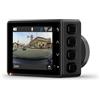 Garmin Dash Cam 47, 1080p angolo 140 gradi, GPS, display LCD, controllo vocale, sorveglia l'auto in sosta, salvataggio in cloud, Nero