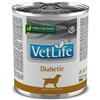 Vet Life Farmina Diabetic 300g umido dietetico cane 300g