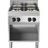 MODULAR Cucina a gas - N. 4 fuochi - cm 70 x 70 x 85h