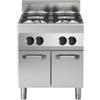 MODULAR Cucina a gas - N. 4 fuochi - Vano con porte - cm 70 x 70 x 85h