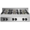 MODULAR Cucina a gas - Banco - N. 6 fuochi - cm 110 x 70 x 85h