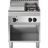 MODULAR Cucina tuttapiastra a gas - N. 2 fuochi - cm 70 x 70 x 85h
