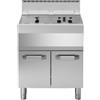 MODULAR Friggitrice a gas - Capacità litri 13 +13 - cm 70 x 70 x 85h