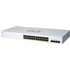 Cisco Switch Cisco CBS220 SMART 24-PORT GE, POE, 4X1G SFP [CBS220-24P-4G-EU]