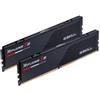G.skill Ram DIMM DDR5 64GB G.skill Ripjaws S5 XMP 6400Mhz Cl32 Nero 2pz [F5-6400J3239G32GX2-R]