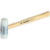 GEDORE Martello Nylon con Manico in Legno, Mazzuola in Legno, Diametro 32 mm, Mazzuola Nylon, Utensile, Forgiato, 225 E-32