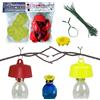 TAP-TRAP® ROSSO e GIALLO - 10 TAPPI TRAPPOLA ORIGINALI - LA VERA ESCA ECOLOGICA - Tappo Trappola Rosso e Giallo (5pz Giallo 5pz Rosso)