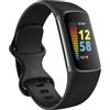 FITBIT Charge 5 Smart Band Smartwatch per l'attività fisica colore Nero - FB421BKBK