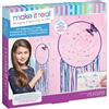 Make It Real - DIY Dreamcatcher. Make Your Own Dream Catcher Arts And Crafts Kit for Tween Girls. Includes Dream Catcher Hoop, Strings And Ribbons, Beads, Butterfly Pin And More