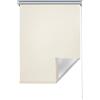 SWANEW Tenda a rullo termica senza fori, Klemmfix, oscurante, 100% poliestere, 80 cm x 160 cm, colore beige, per finestre e porte