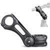 GEWAGE Attacco Manubrio Regolabile Bici, Attacco Riser per Manubri da 31,8 mm (1-1/4 Pollice), Adattatore Altezza Manubrio Lega Alluminio per MTB, Bici da Corsa, BMX, E-Bike (110mm)