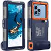 Lanhiem Custodia Impermeabile Subacquea Professionale IP68 15M per iPhone Samsung Huawei Xiaomi,Compatibile con telefoni fino a 6,9 pollici,adatto per immersioni snorkeling surf