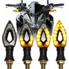 JMTBNO 4Pcs Frecce Moto LED Indicatori di Direzione Omologate Piccole Indicatore Fluente Sequenziali 12V Universal Lampadina Impermeabile Compatibile con Yamaha R1 R6 FZ6 FZ1 FZ FJR Fazer XT WR TT-R