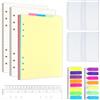 YiliYa Set di Accessori per Notebook Formato A5,2 Pacchi Ricambi di Fogli