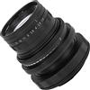 Tbest Obiettivo Ilt, Adattatore Tilt, Tilt Lens50Mm F1.6 E Mount Tilt Obiettivo Full Frame Manuale per Fotocamera Mirrorless Serie A9 A7