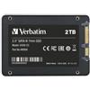 Verbatim SSD interno 2.5'' 2TB Verbatim Vi550 S3 550MB/s SATA Nero [49354]