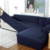 uyeoco Copridivano Elasticizzato 1/2/3/4 Posti, Copridivano con Penisola Destra/Sinistra, (Fodera per Divano Forma di L ne servono Due) (Color : D, Size : 1 posti (90-140cm))