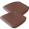 Generic (Set di 1/2/4) Cuscino per Sedia A Ferro di Cavallo in Pelle/Cuscino per Sedile, Cuscini Morbidi E Durevoli, Cuscini per Sedie da Cucina Antiscivolo con Rivestimento Lavabile in Lavatrice