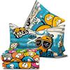 Confezioni Giuliana Completo Lenzuola Smile faccine Stile Moderno Ragazzi 100% Cotone Made in Italy - 2 Piazze