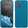 kwmobile Custodia Compatibile con Motorola Moto E13 Cover - Back Case per Smartphone in Silicone TPU - Protezione Gommata - blu indaco