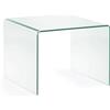 La Forma Tavolino Burano 60 x 60 cm trasparente