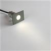 Faretto LED Rettangolare Mini 1W IP67 - PROFESSIONAL Colore Bianco Naturale 4.000K