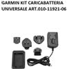 Lowrance GARMIN KIT CARICABATTERIA CON ADATTATORI INTERNAZIONALI - ART.010-11921-06