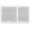 FUSION FM-F65RW 6.5 autoparlanti marini da incasso quadrati BIANCO art.010-02299-10
