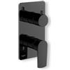 Newform - Haka miscelatore deviatore meccanico doccia 2 uscite [nero opaco]- 72073E