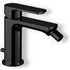 Newform - Haka miscelatore bidet con scarico [nero opaco] - 72025