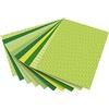 Folia 46509 - Motivo Cartone Basics, 50 x 70 cm, 10 Fogli, Verde Assortiti