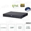 Dahua NVR5208-8P-EI - NVR IP 8 Canali Onvif PoE 32MP 4K Registratore di Rete AI 384Mbps 2HDD WizSense EI Dahua