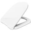 MASTERBRICO Copriwater Dolomite Gemma2 ORIGINALE in Termoindurente Bianco Codice J523201, Cerniere Acciaio Inox