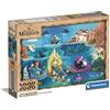 Clementoni- Disney The Little Mermaid-1000 Pezzi-Puzzle Adulti, Made in Italy, Multicolore, 39783